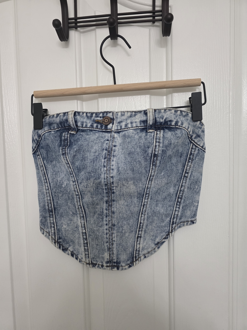 Denim Corset Top